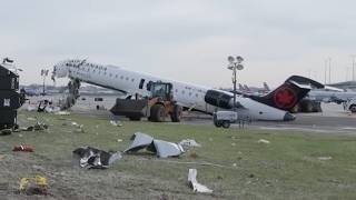 Animation vs. Real Life - Air Canada Express Flight 8646