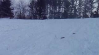 Javier and Carlos Sledding