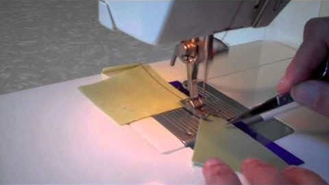 SEWING 1/4" SEAMS-- Chain Piecing (#6 of 7 videos) - LearnHowToQuilt.com BEGINNER BASICS