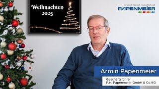 Von Herausforderungen zu neuen Chancen: Papenmeier Jahresrückblick 2025 mit Armin Papenmeier
