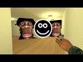 Weird Face vs Smile Emoji 😱 | Trapped in a Creepy Hallway | #gmoddarkzone #gmod #nextbots