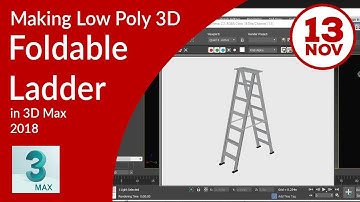 Making a Foldable Ladder - Texturing and Rendering
