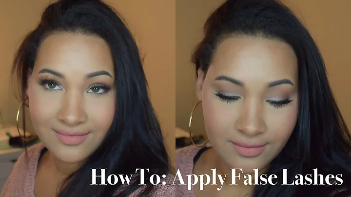 How To: Apply False Lashes for beginners | Jessica...