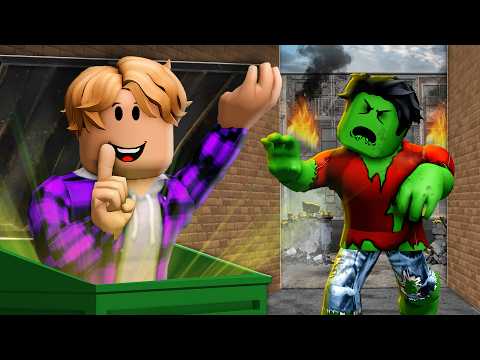 He Built A SECRET ROOM In The Zombie Apocalypse! (A Roblox Movie) thumbnail