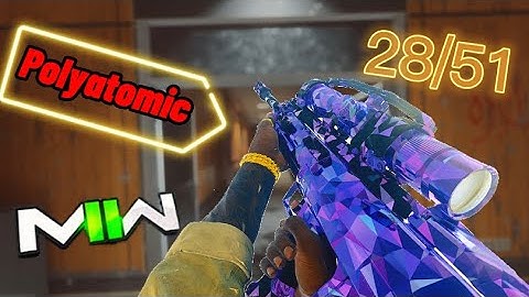 Mw2 polyatomic camo guide 28/51 (SIGNAL 50) sniper rifle