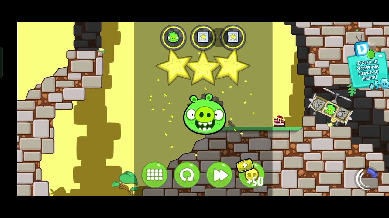 Bad Piggies: The Road To el Porkado: Parte 2: Locuras en el Dorado Niveles 13-24 + Extras.