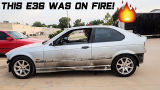 I Bought A Burnt Bmw E36 318Ti M-Sport Manual! - Youtube