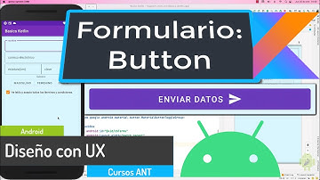 #5 Formularios Android: Diseño de Botón con icono, para mejorar la experiencia de usuario.