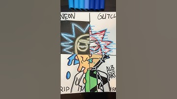 Drawing Rick Sanchez COMPLETE! Comment what I should draw next! #albart