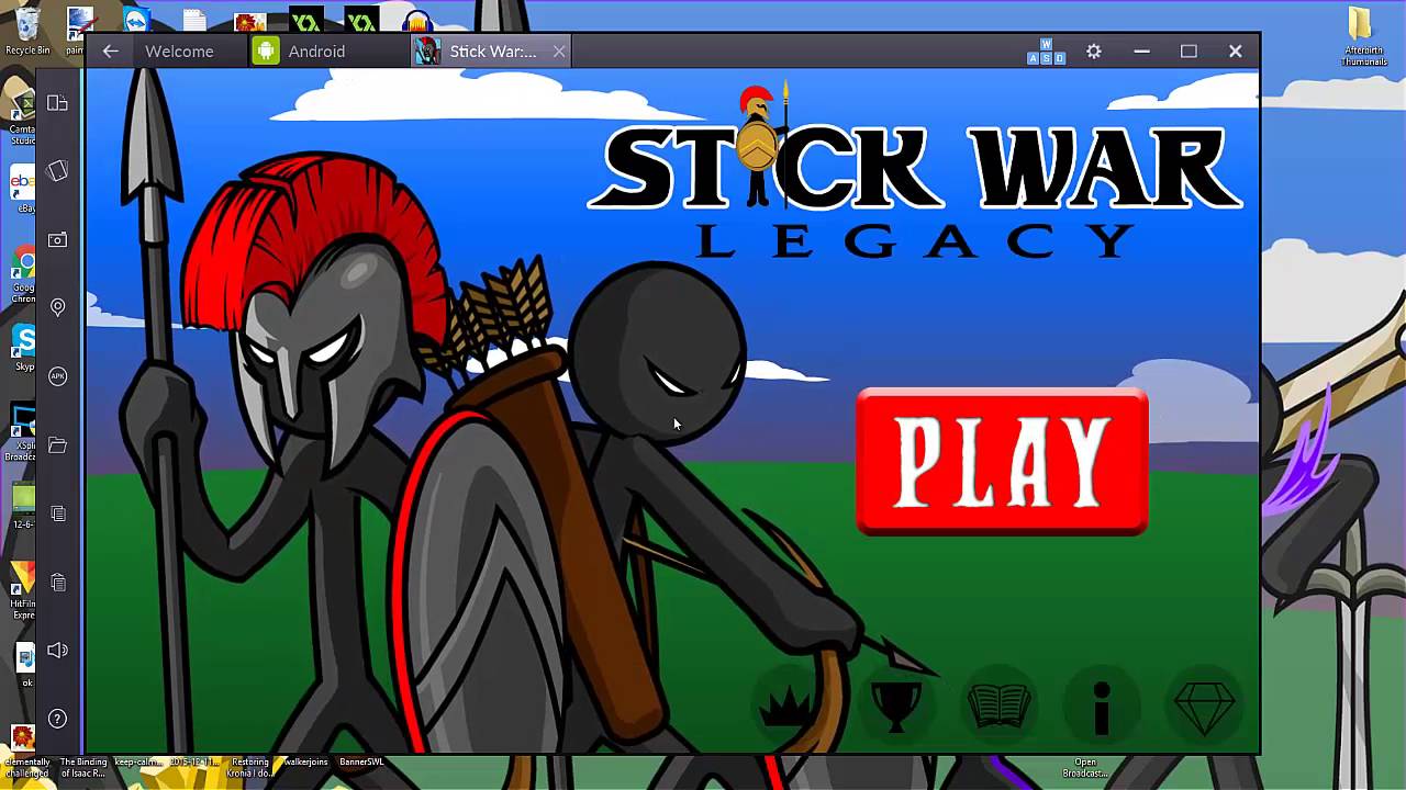 Play Stick War Legacy On Your Pc!!! - Youtube