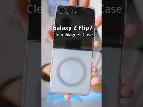 【Galaxy Z Flip7】MasSafe対応になるクリアケースを買ってみた！