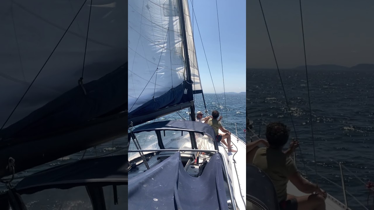 Böylesini Hiç Görmediniz #tekne #balıktaysanözgürsün #sailing #teknedeyaşam #olta #sailboat