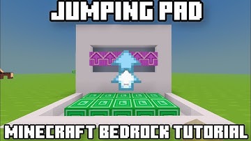 How to make Jumping Pad - Minecraft Bedrock