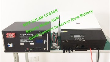 MPP Solar LV6548 Connect as AGM Battery Mode Quick Setup With Any Battery