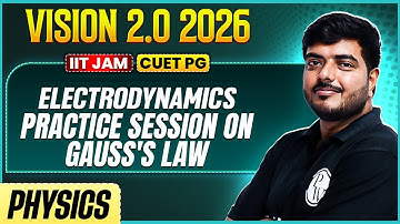 IIT JAM/CUET PG 2026 | Electrodynamics - Gauss