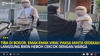 Tiba di Bogor, Emak-emak Viral Paksa Minta Sedekah Langsung Bikin Heboh Cekcok dengan Warga