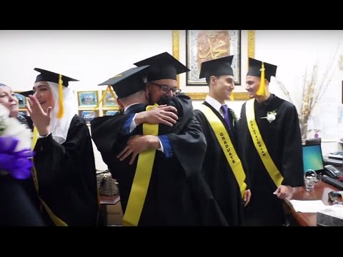 Valedictorian talks graduation and the school experience at Miraj Islamic School