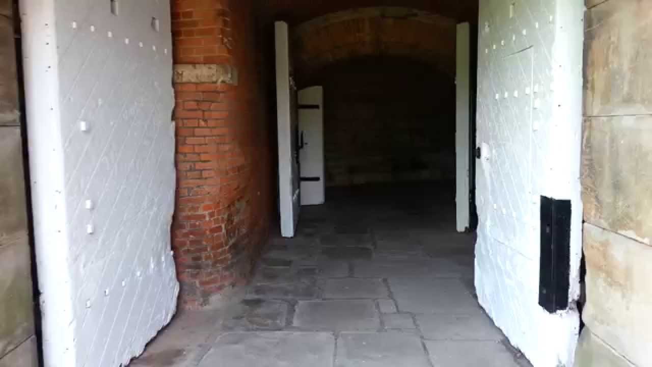 tunnels and trolls Entrance through tunnels at Historic Fort Wayne, Detroit, Michigan