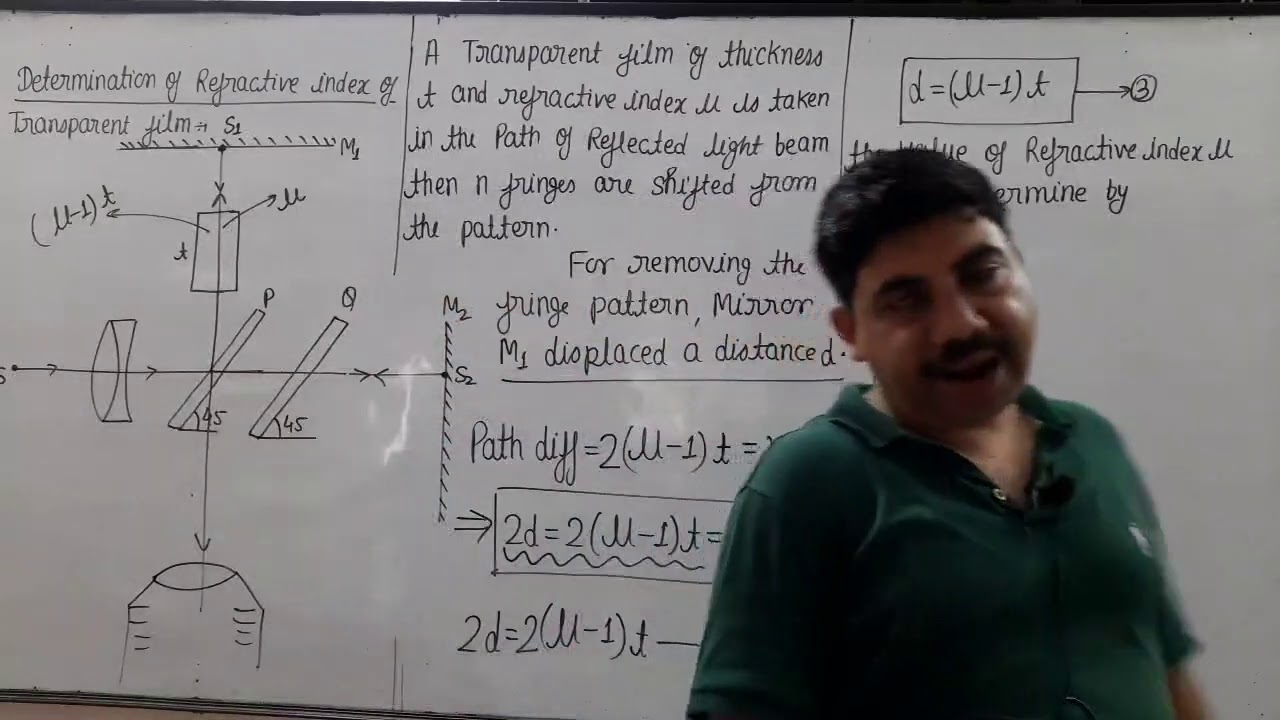 michelson interferometer 3rd class - YouTube