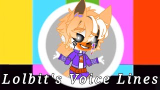 Lolbit's Voice Lines {Fnaf Sister Location} TvT (Lolbit Angst?) Resimi