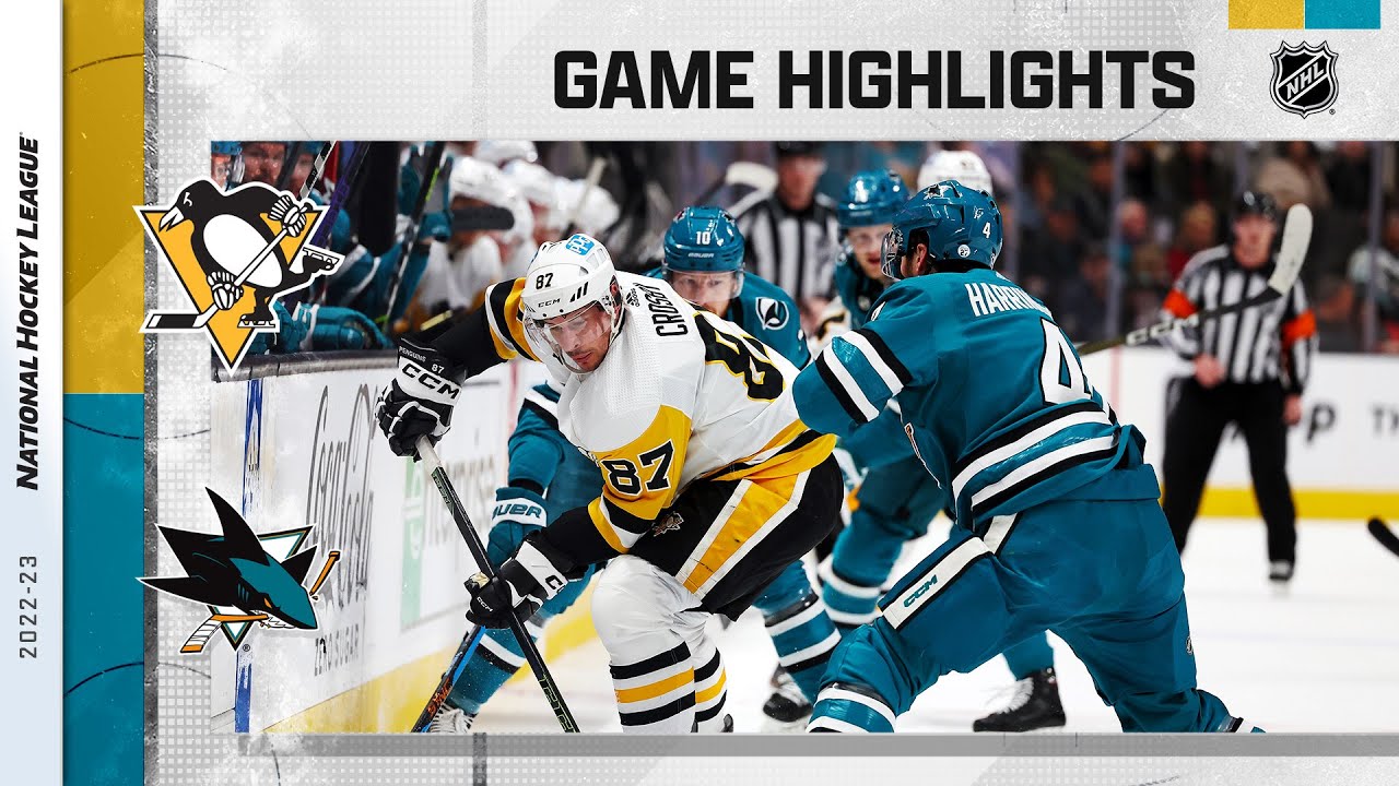 Penguins Sharks 2/14 NHL Highlights 2023 YouTube