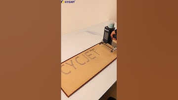 How to Print Different Text on Board by CYCJET DOD 62mm Large Character Inkjet Printer