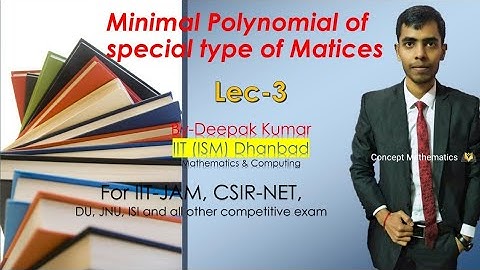 Minimal polynomial of Special type of matrix.