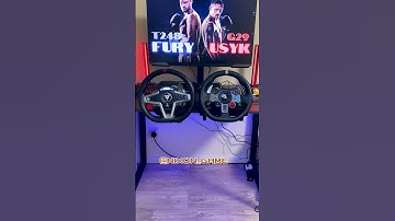 Logitech G29 vs Thrustmaster T248 #usykvsfury #fury #usyk #logitech #thrustmaster