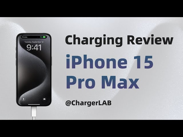 Quel chargeur acheter pour mon iPhone 15 Pro Max ?