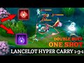 I TRIED LANCELOT HYPER CARRY IN SOLO RANK AND THIS HAPPENED | MOBILE LEGENDS: BANG BANG