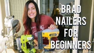 HOW TO USE A NAIL GUN  FOR BEGINNERS PIN nailer VS BRAD Nailer