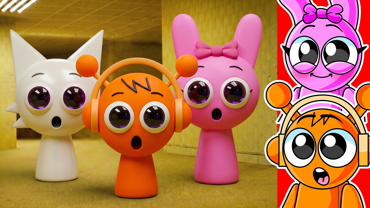 REACTING TO SPRUNKI CHIBIS IN THE BACKROOMS