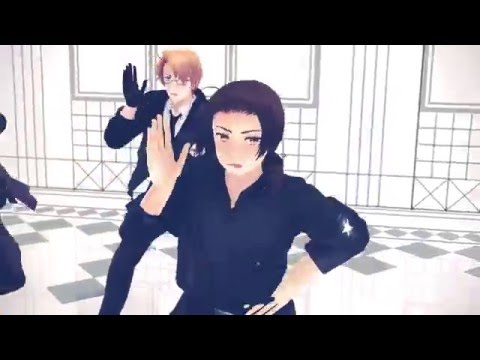 【APヘタリアMMD】▽一騎当千▼【枢連+南伊･普・西】