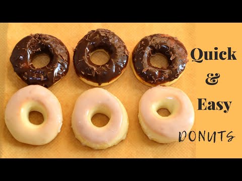 Quick And Easy Doughnuts Recipe Easy Donuts Recipe Donuts In 4 Simple Steps Youtube