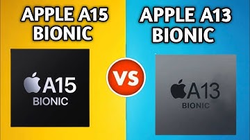 Apple A13 vs Apple A15 Bionic chip comparison video chipset 🔥|Apple A15 VS Apple A13 🤔😊😎