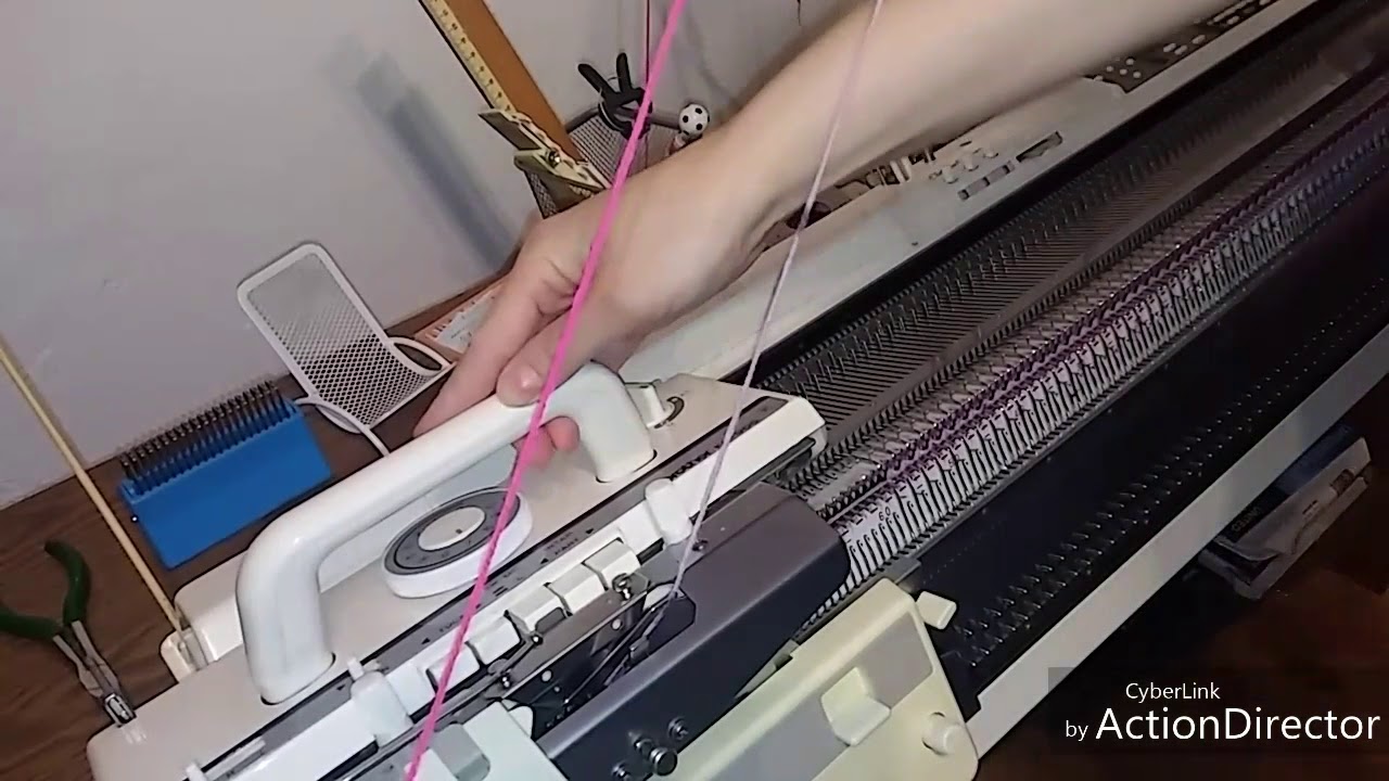 uzor kukuruzka na vyazalnoj mashine brother youtube machine knitting knitting youtube