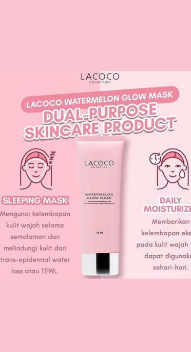 Lacoco Watermelon Glow Mask #racunshopeemurah
