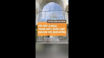 CỬA XẾP LÁ NHỰA TRONG SUỐT NGĂN LẠNH CHO KHU VỰC NGHỈ DƯỠNG