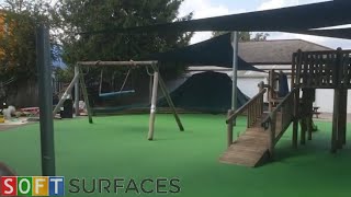 Wetpour Surfacing Installation in Glastonbury, Somerset | Wetpour Play Area