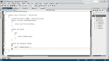Iterator Design Pattern C#