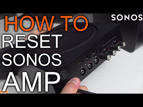 How to reset Sonos Amp