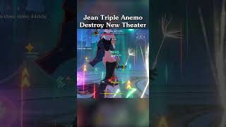 Jean Just Need Triple Anemo To Destroy The New Theater 6.4