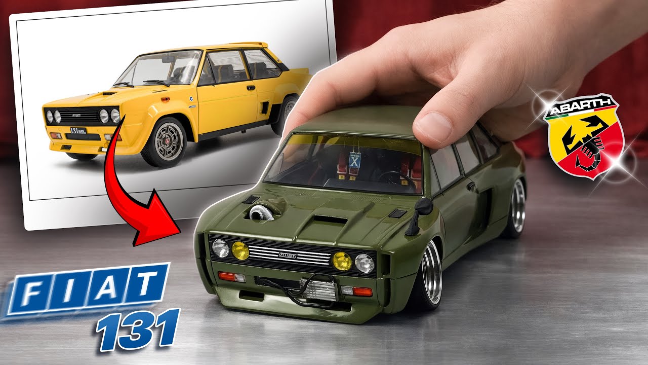 A Modern Touch on a Rally Icon • Diecast Fiat 131 Abarth – Full Custom Build 🔥