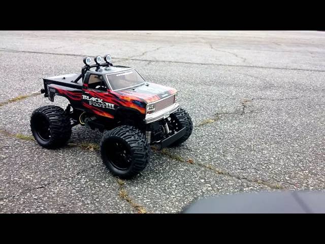 Tamiya blackfoot iii 1st run - YouTube