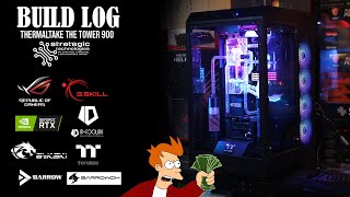 Thermaltake The Tower 900 Full Custom Loop Hard Line Liquid Cooling - ASUS ROG Gaming PC