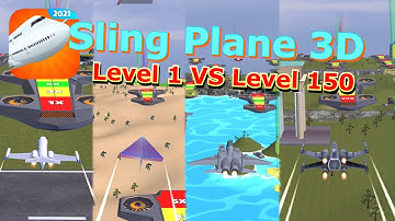 Sling Plane 3D Level 1 VS Level 150