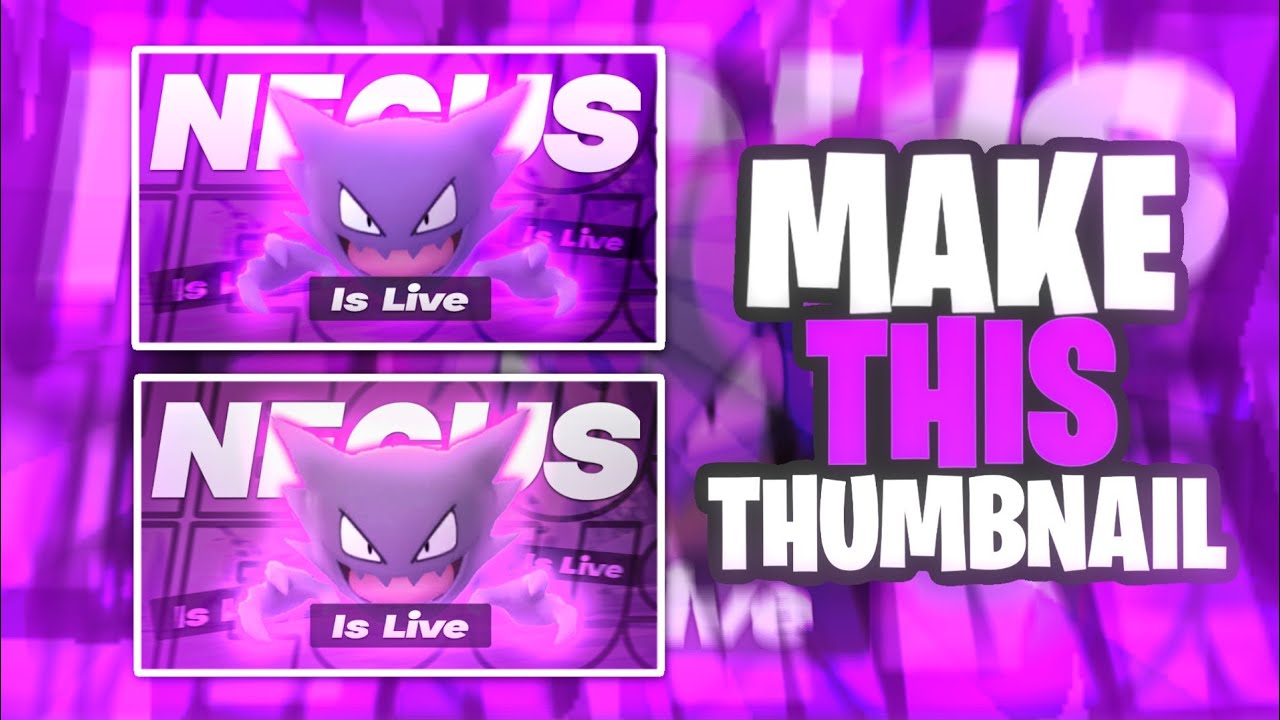 POKEMON UNITE LIVE STREAM THUMBNAIL TUTORIAL | THUMBNAIL ON ANDROID | STREAM THUMBNAIL | OSRXEDITING
