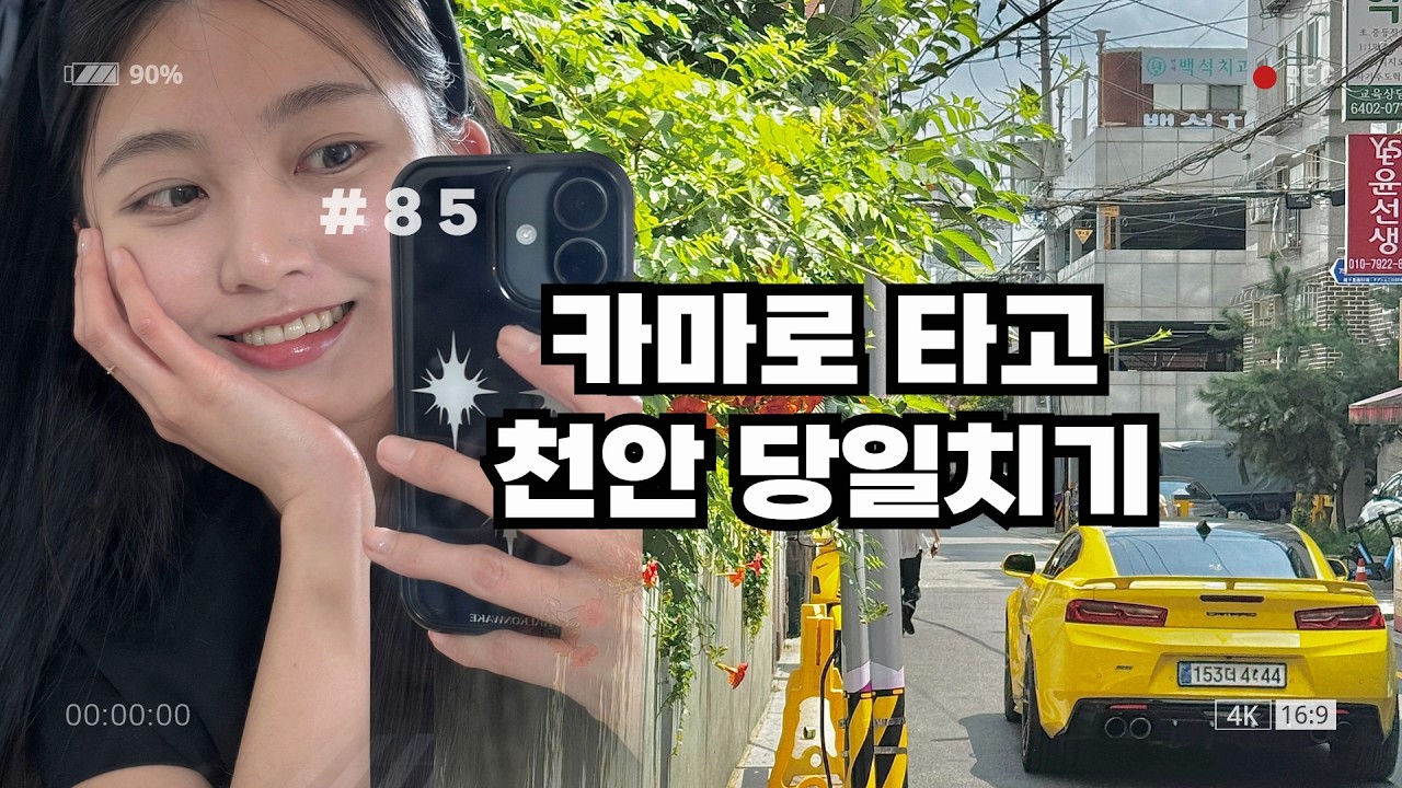 카마로 타고 천안 당일치기 여행