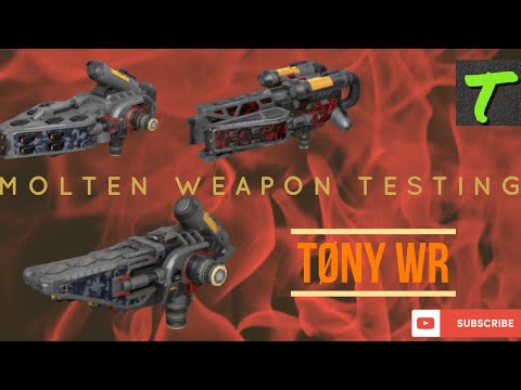 [WR] 🔥 WAR ROBOTS REMASTERED.  🔥 MOLTEN WEAPON TESTING.  Scald, Scorcher, Incinerator
