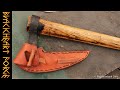 Leather Toggle on Viking Axe Sheath- How It Works